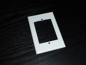 outlet shim plate Haushalt 3d print model - Mito3D