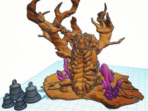 nurgle albero giochi 40k età di sigmar ageofsigmar aos arbol caos demoni daemon morte la guard guardia guadanya nurglosa warhammer warhammer40k 3d print model - Mito3D