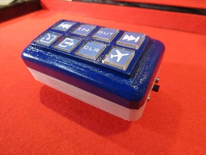 bluepad streamdeck Tastatur - Elektronik 32u4 arduino Feder bluetooth bluetooth-Tastatur 3d print model - Mito3D