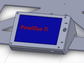 paneldue 7i case e3d toolchanger 3d printer accessories duet3d enclosure 3d print model - Mito3D