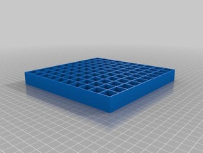 my customized parametric tray grid227789 containers 3d print model - Mito3D