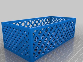 mur panier v2 les conteneurs personnalisé 3d print model - Mito3D