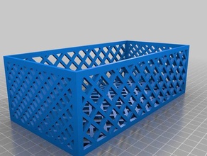 mur panier v3 les conteneurs personnalisé 3d print model - Mito3D