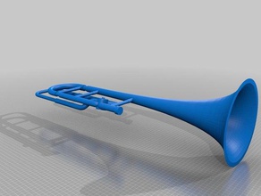 trombone a música 3d print model - Mito3D