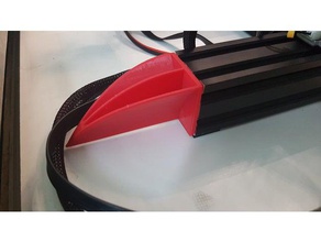 ender 3 cable guide anti snag endcap 3d printer accessories creality ender3 3d print model - Mito3D