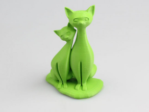 cat las esculturas 3d print model - Mito3D