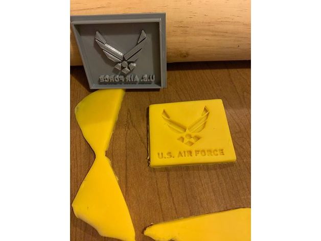 usaf cookie cutter household supplies 3D print model - Mito3D