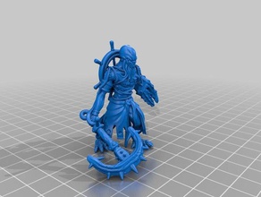 squidhead submariner juegos y juguetes no molestar dnd5e en miniatura las miniaturas el pulpo calamar 3d print model - Mito3D