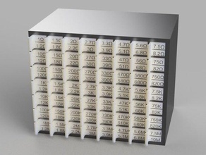 resistor armário de armazenamento eletrônica 3d print model - Mito3D