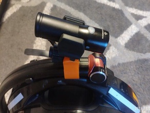 inmotion-v5-v8 Taschenlampe Scheinwerfer adapter sport & im freien electricunicycle euc inmotion monowheel Einrad 3d print model - Mito3D