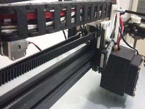 tronxy x5s - left spacer x y axis belt 3d printer parts 3d print model - Mito3D
