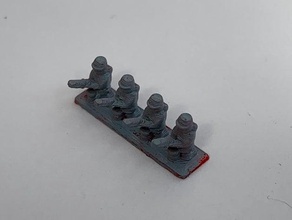 acw 6 mm çaplı Birliği askerler, cephe hattı şerit 3d print model - Mito3D