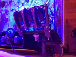 aquário ventiladores de refrigeração hobby 3d print model - Mito3D