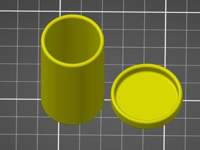 customizable round box cover diy 3d print model - Mito3D