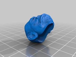 cyclops cabeça criaturas 3d print model - Mito3D