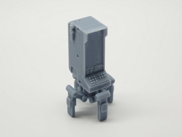 mini-Roboter-Figur Skulpturen Figur Roboter sla 3D print model - Mito3D