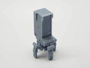mini robô estatueta esculturas figurine sla 3d print model - Mito3D
