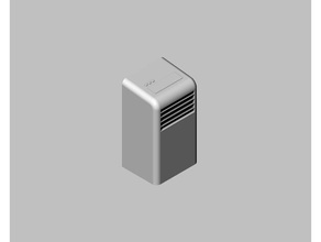 bricscad de tratamiento aire acondicionador portátil los hogares deshumidificador humidificador 3d print model - Mito3D