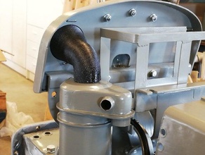1 2 escala massey ferguson tractor manguera de admisión aire té 20 la automoción el 3d print model - Mito3D
