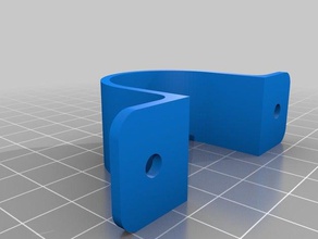 304 paramétrico de la abrazadera del sillín partes personalizado 3d print model - Mito3D