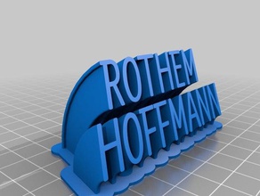 rothem h office kundengebundene 3d print model - Mito3D