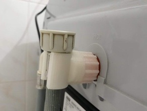 çamaşır makinesi tuzak boşaltma kapağı cihaz ev adaptör kapaklar hortum 3d print model - Mito3D