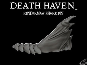 death haven rendermaw shark fin join patreon creatures 3d print model - Mito3D