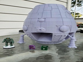 overlord-class dice roller 3d print model - Mito3D
