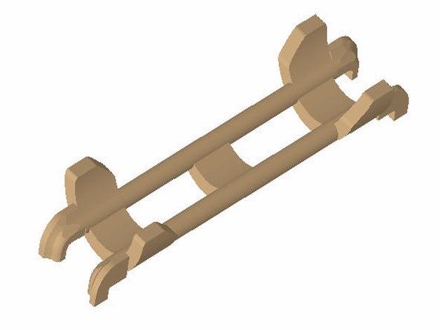 gravitrax schienen juegos y juguetes de mármol murmel rail schiene deslice la pista 3D print model - Mito3D