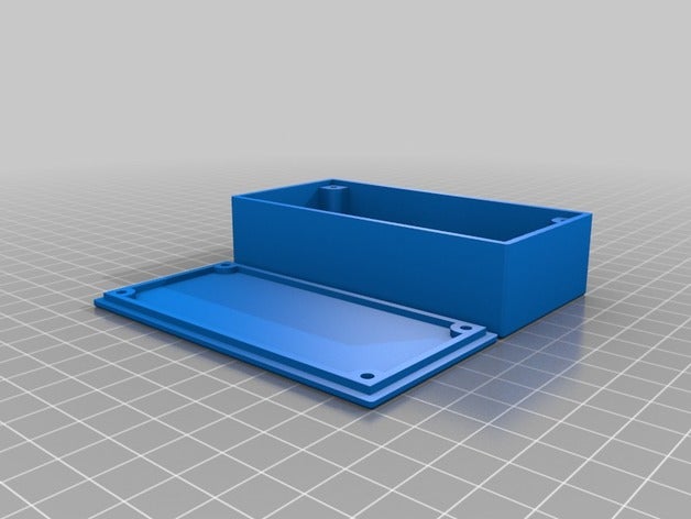 meine angepasste Projekt-box Deckel Schrauben - Elektronik kundengebundene 3D print model - Mito3D