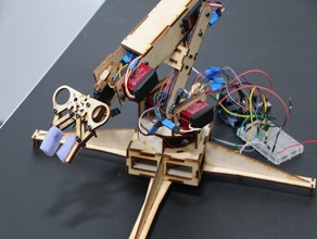 self recording robotarm diy 3d print model - Mito3D