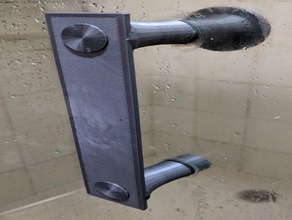 a porta do chuveiro punho peças de substituição 3d print model - Mito3D