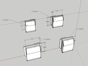 gpd-win1 de reposição botões design simples brinquedo & acessórios para jogos 3d print model - Mito3D