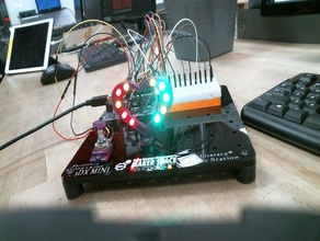 3dx-potentiometer-Projekt - Elektronik arduino uno Halterung Steckbrett led maker-station potentiometer-regler 3d print model - Mito3D
