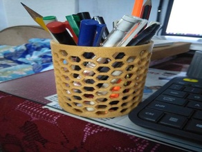pen pencil stand organiser office 3d print model - Mito3D