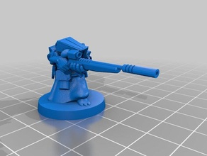 40k skaven snipers 3d printing 28mm conversion converter warhammer 3d print model - Mito3D