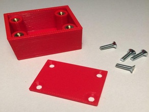 personalizable impreso en 3d cajas screwable pernos la electrónica 3d print model - Mito3D