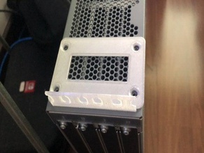 juniper srx550 srx550hm de montaje en bastidor soporte partes rack 3d print model - Mito3D