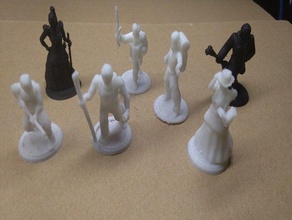 7 continente proxy miniature giochi 28 mm da tavolo explorer frankenstein lovecraft 3d print model - Mito3D