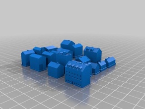20 - 3mm buildings 3d printing 3d print model - Mito3D