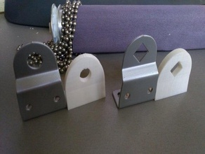 ikea enje roller blind suportes de montagem peças substituição 3d print model - Mito3D