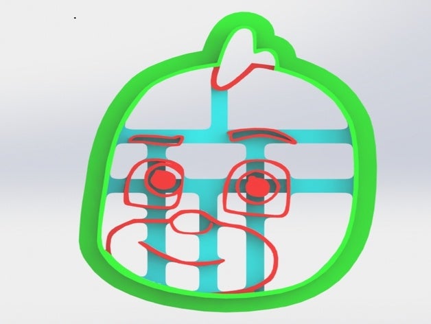pj máscaras gekko cortador de galletas La impresión en 3d cortadores 3D print model - Mito3D