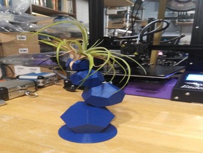 air plant stand decor airplants 3d print model - Mito3D