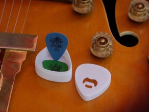 guitar pick - fort- fzappa logo de la musique guitare 3d print model - Mito3D