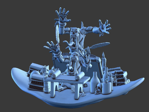 indigo scriblers chaos toy & game accessories demon tzeentch warhammer 40k fantasy 3d print model - Mito3D