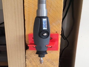 dremel flex hose hanger tool holders & boxes holder 3d print model - Mito3D