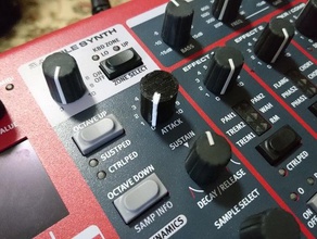 nord electro 5 6 remplacement des boutons de la musique 3d print model - Mito3D