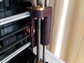 anet prusa i3 x-axis bearing roller 3d printer parts a8 3d print model - Mito3D