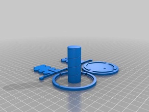 il mio personalizzato helix antenna elicoidale telaio 3 avvolgimento modello fai da te su misura 3d print model - Mito3D