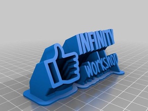 infinity oficina office personalizado 3d print model - Mito3D